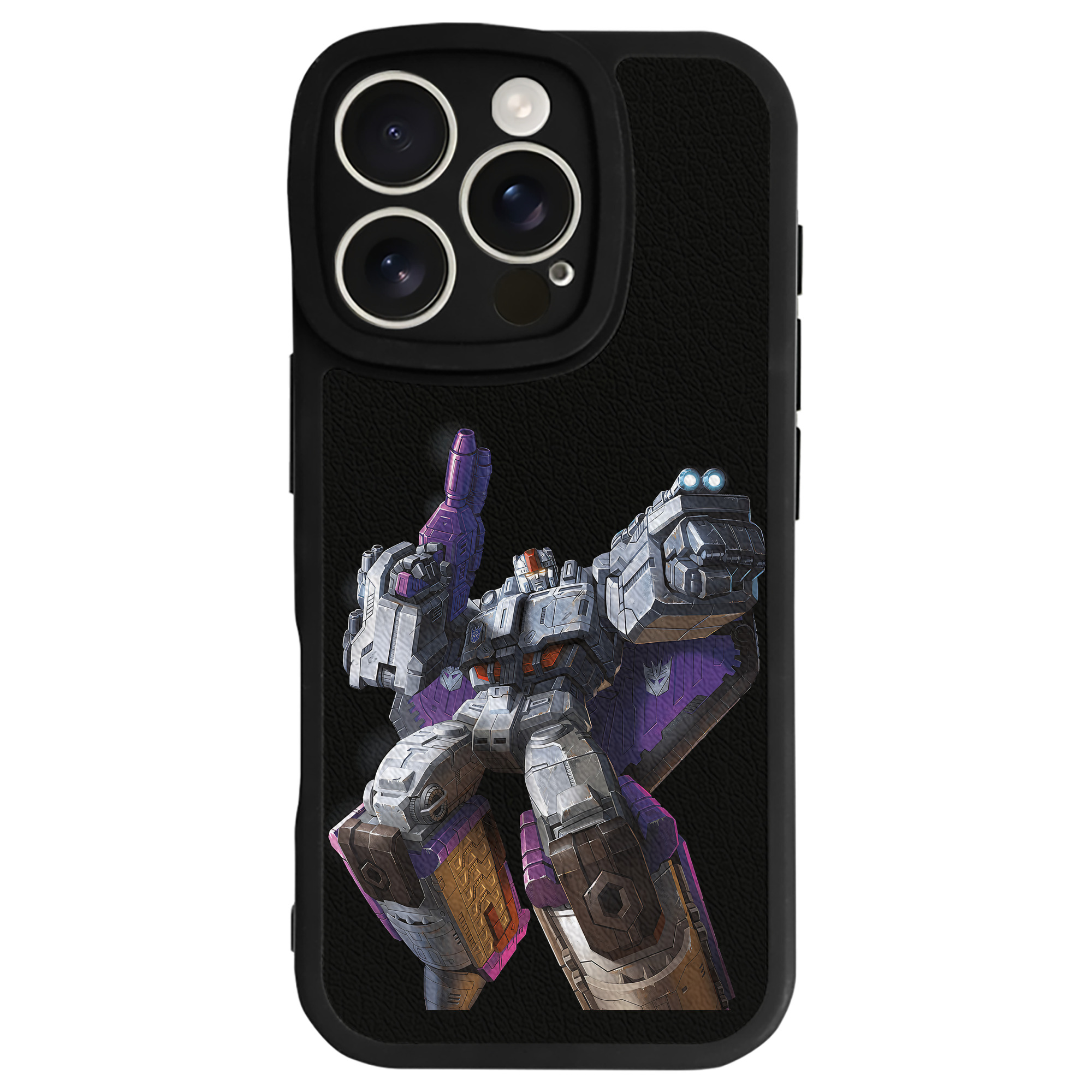 （画像用） Transformers トランスフォーマー 【iPhone 16シリーズ対応】シリコンスマホケース（レザー調） 材質：シリコン